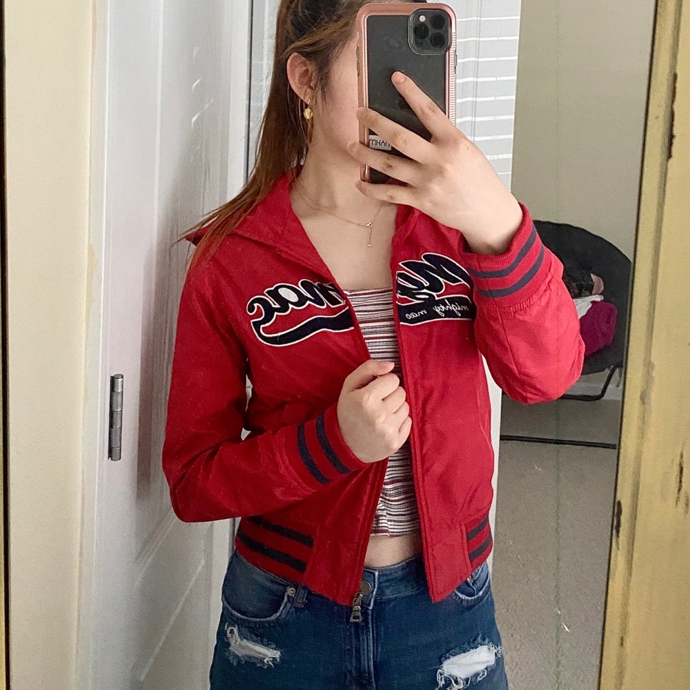 Red “My Mac” jacket ✨